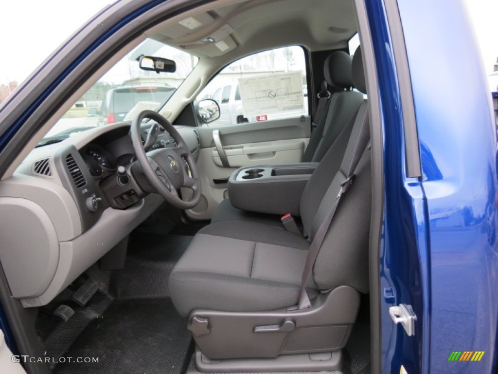 Dark Titanium Interior 2013 Chevrolet Silverado 1500 LS Regular Cab Photo #75622414