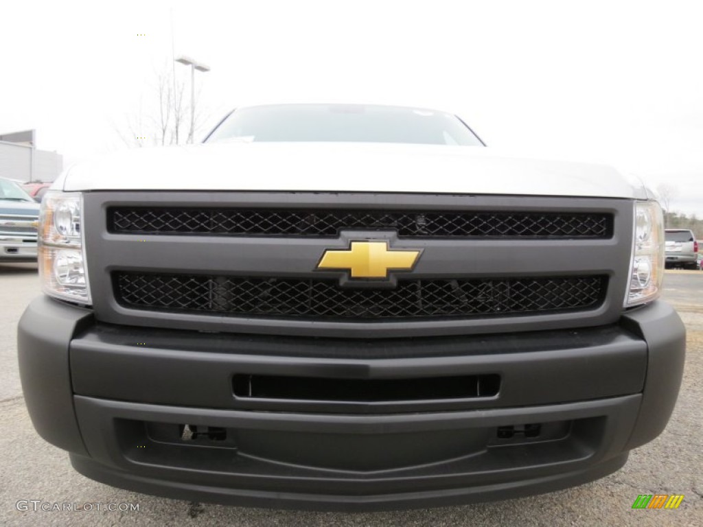 2013 Silverado 1500 Work Truck Crew Cab - Silver Ice Metallic / Dark Titanium photo #2