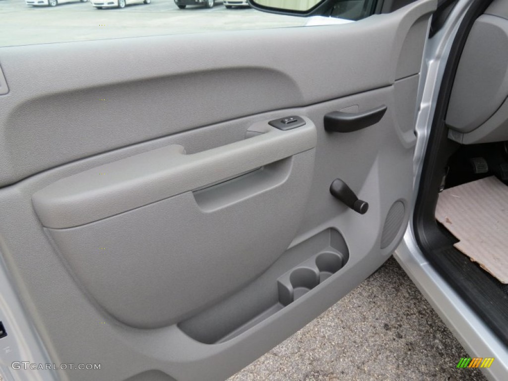 2013 Silverado 1500 Work Truck Crew Cab - Silver Ice Metallic / Dark Titanium photo #11