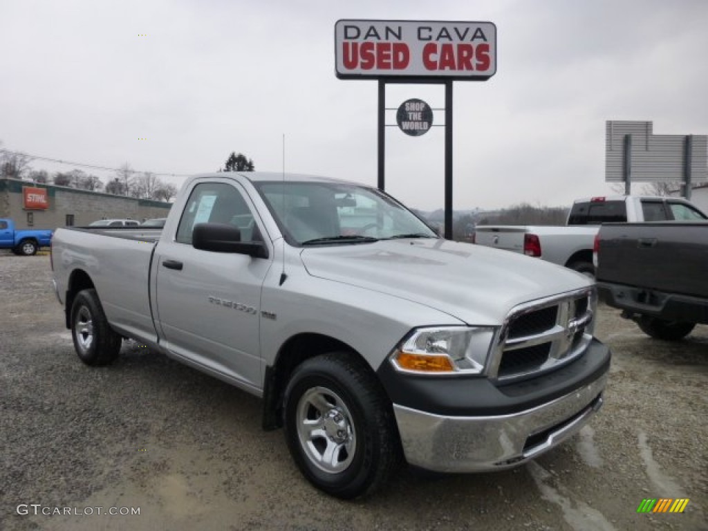 Bright Silver Metallic Dodge Ram 1500