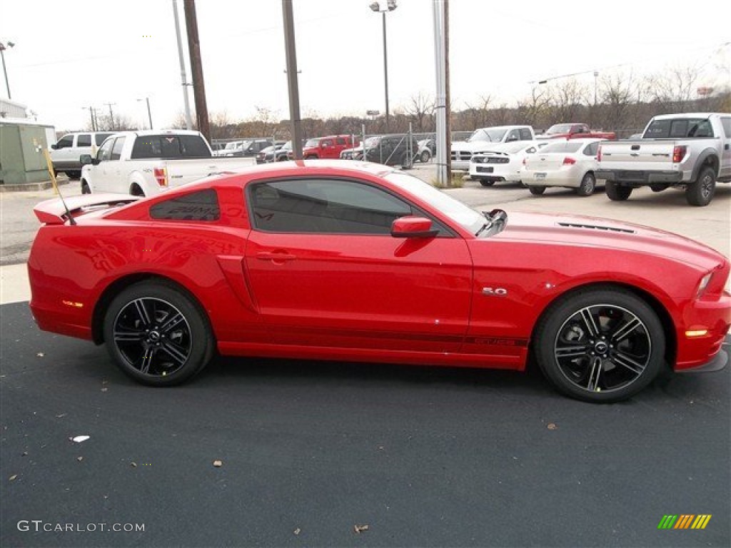 2013 Mustang GT/CS California Special Coupe - Race Red / California Special Charcoal Black/Miko-suede Inserts photo #5