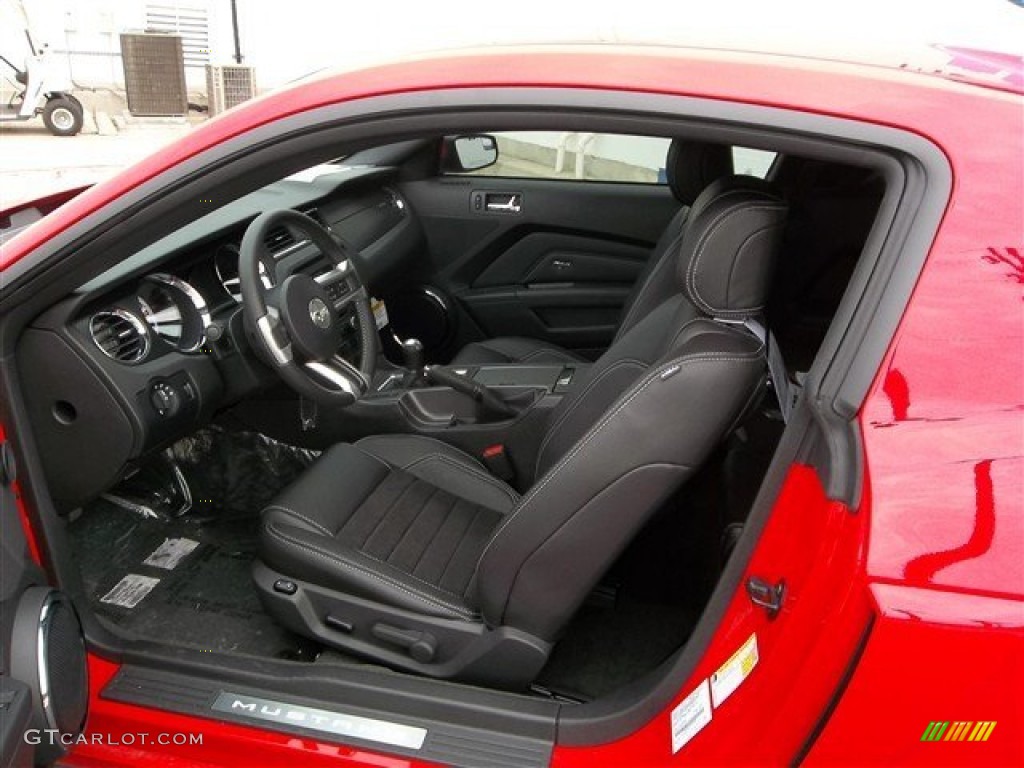 2013 Mustang GT/CS California Special Coupe - Race Red / California Special Charcoal Black/Miko-suede Inserts photo #11