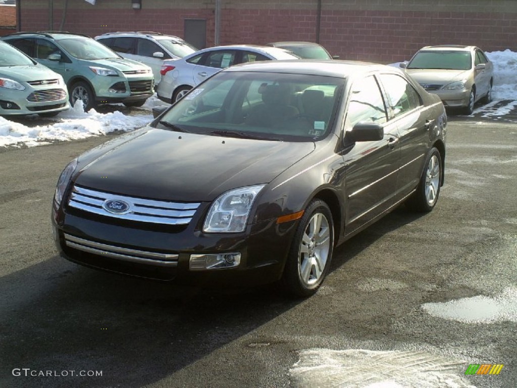 2006 Fusion SEL V6 - Charcoal Beige Metallic / Camel photo #8