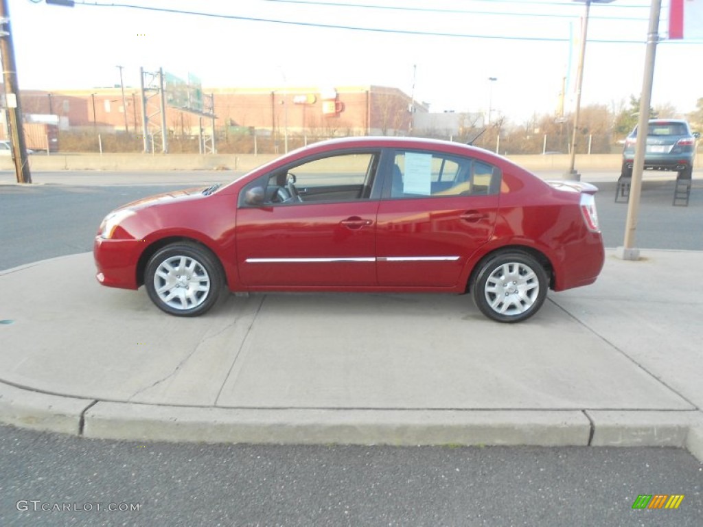 2011 Sentra 2.0 - Red Brick / Charcoal photo #8