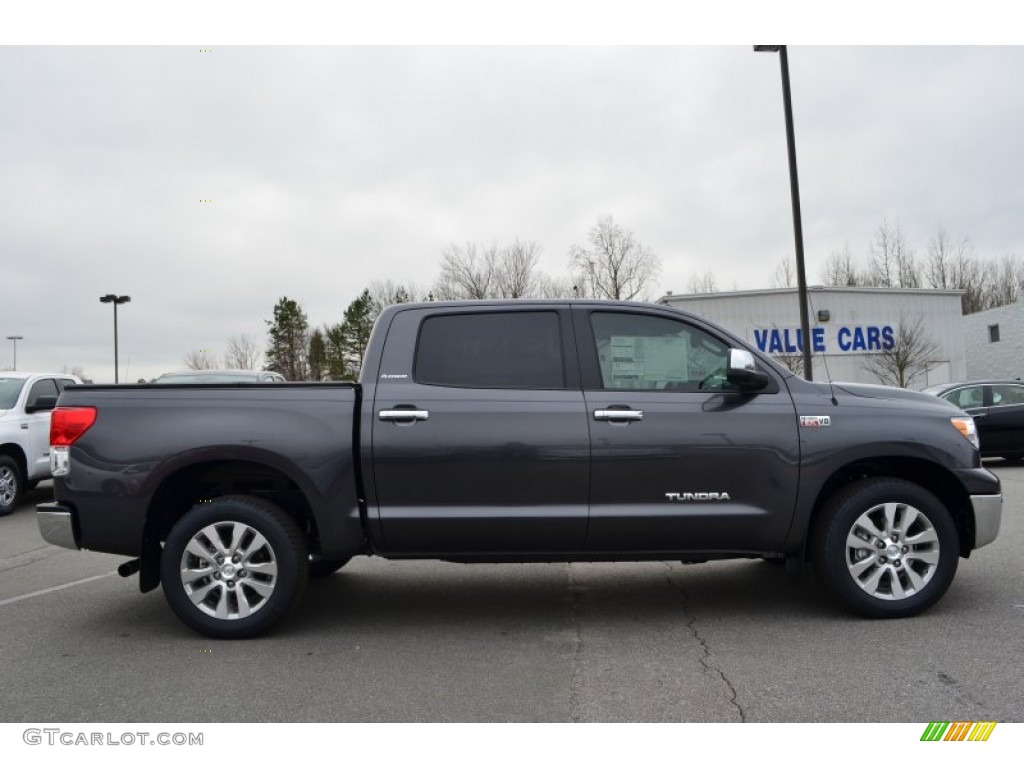 2013 Tundra Platinum CrewMax - Magnetic Gray Metallic / Black photo #6