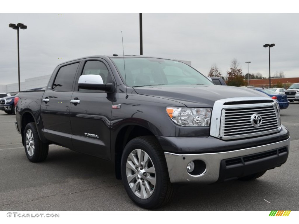 2013 Tundra Platinum CrewMax - Magnetic Gray Metallic / Black photo #7