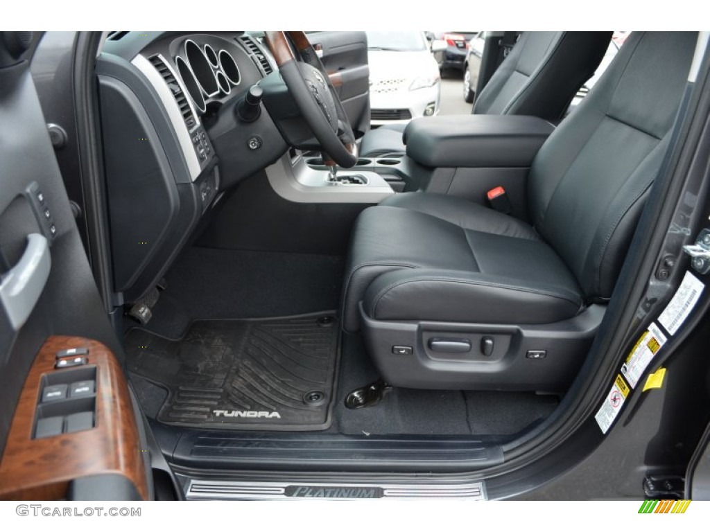 2013 Toyota Tundra Platinum CrewMax Front Seat Photo #75625030