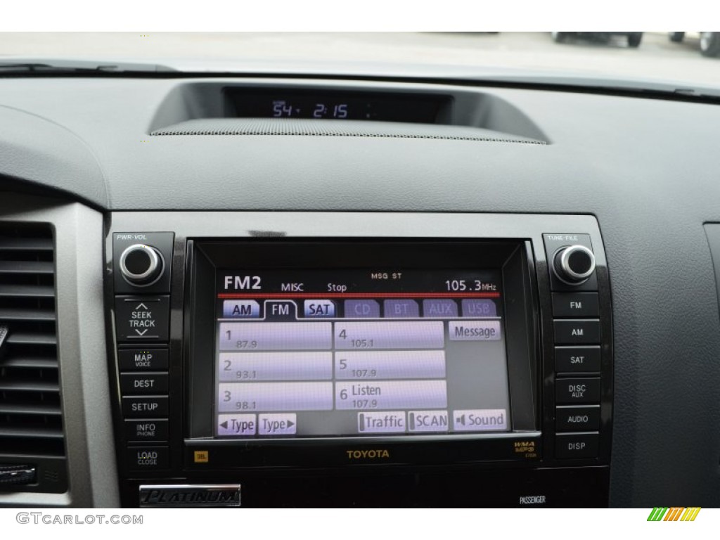 2013 Toyota Tundra Platinum CrewMax Audio System Photo #75625494