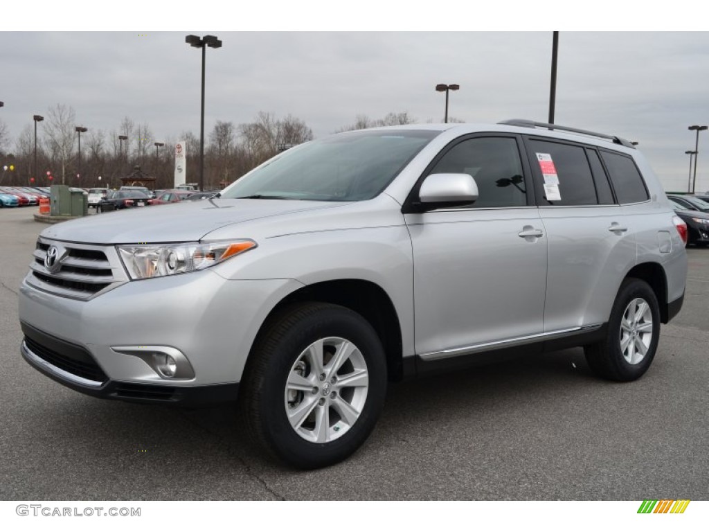 Classic Silver Metallic 2013 Toyota Highlander SE Exterior Photo #75625788