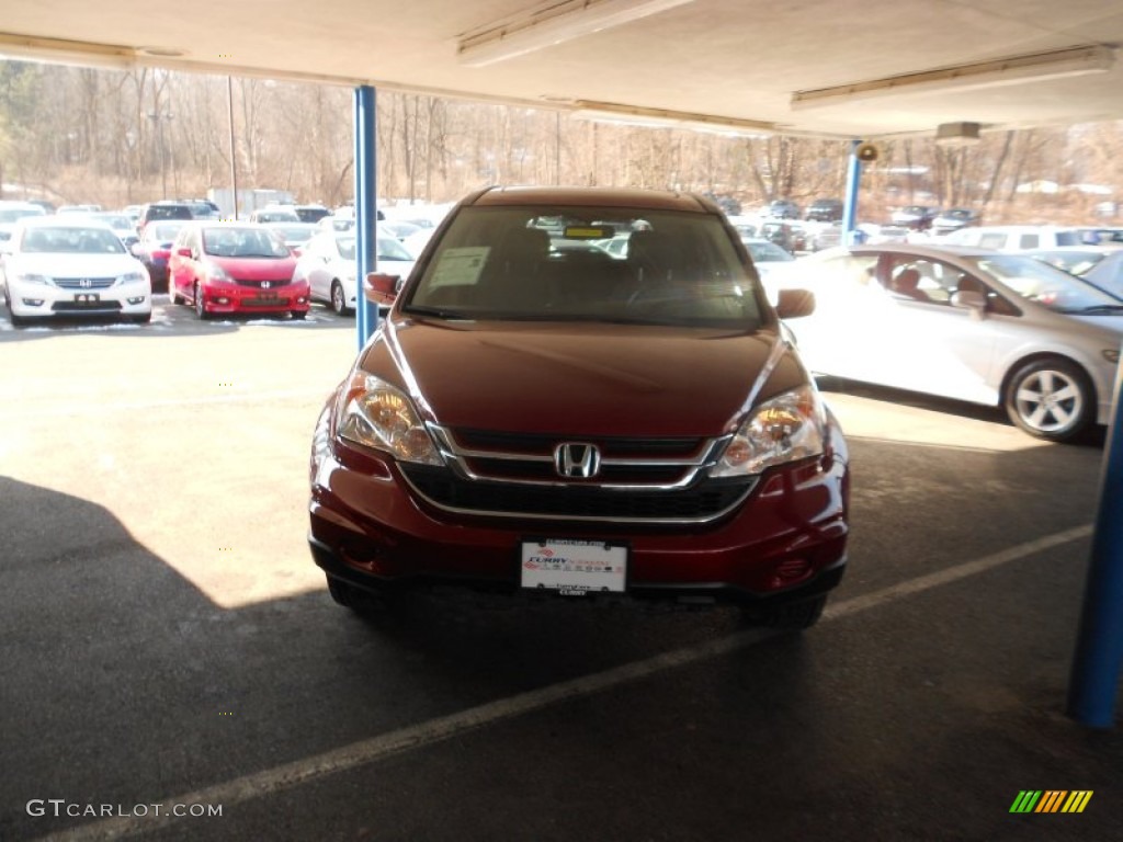 2011 CR-V EX-L 4WD - Tango Red Pearl / Gray photo #3