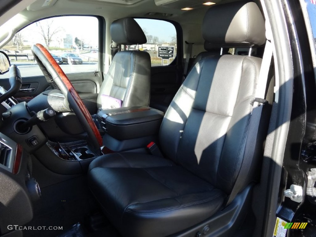 Ebony Interior 2010 Cadillac Escalade Premium AWD Photo #75628345
