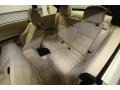 2011 BMW 3 Series Cream Beige Interior Rear Seat Photo