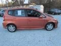 2007 Blaze Orange Metallic Honda Fit Sport  photo #3