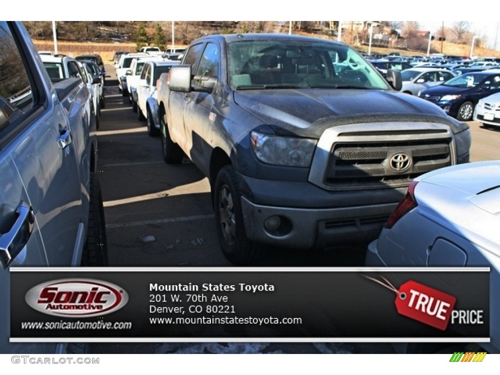 2010 Tundra TRD CrewMax 4x4 - Slate Gray Metallic / Graphite Gray photo #1