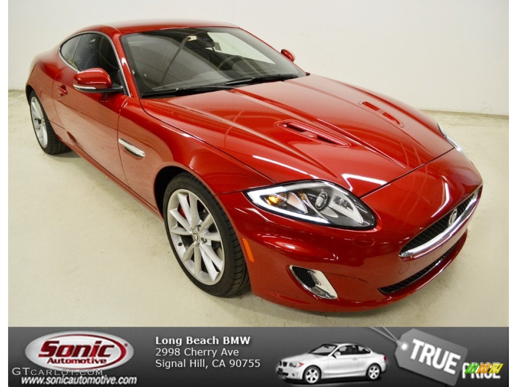 Italian Racing Red Metallic Jaguar XK
