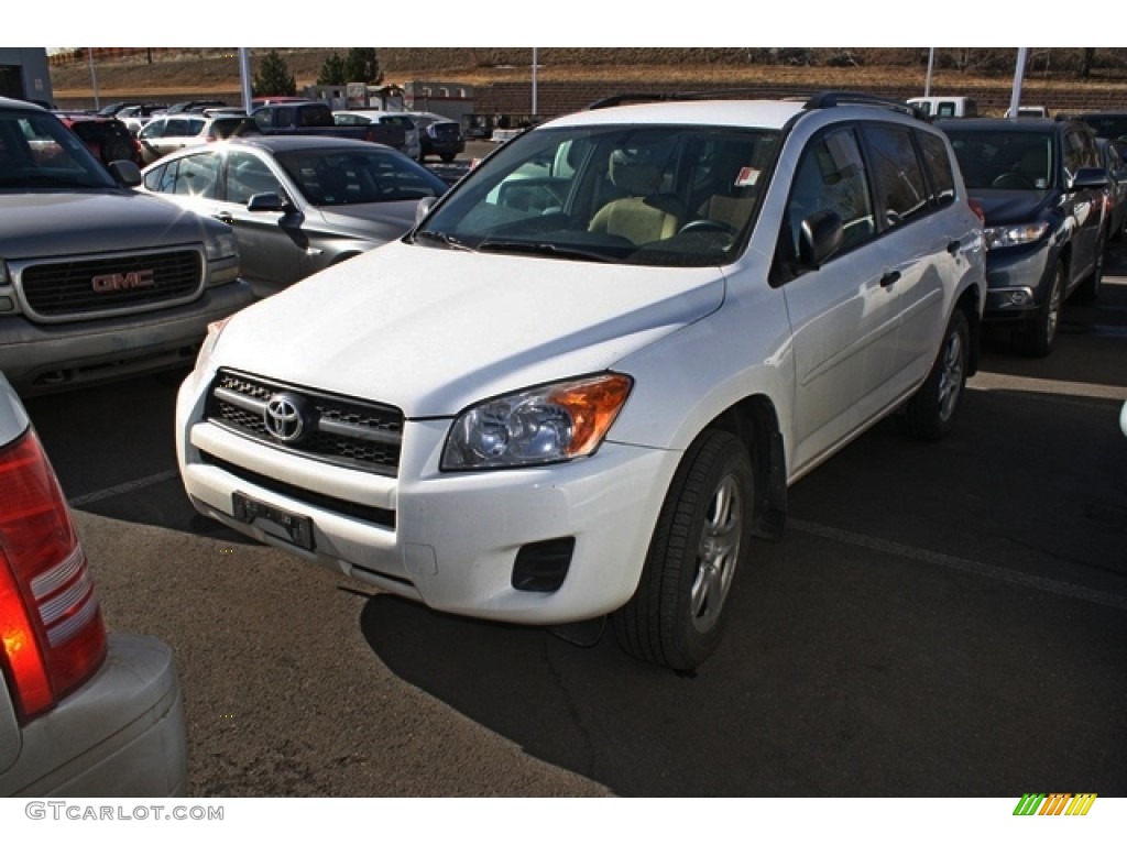 Super White 2010 Toyota RAV4 I4 4WD Exterior Photo #75631128