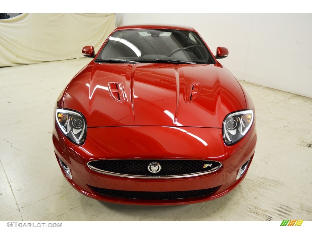 2012 XK XKR Coupe - Italian Racing Red Metallic / Warm Charcoal/Warm Charcoal photo #4