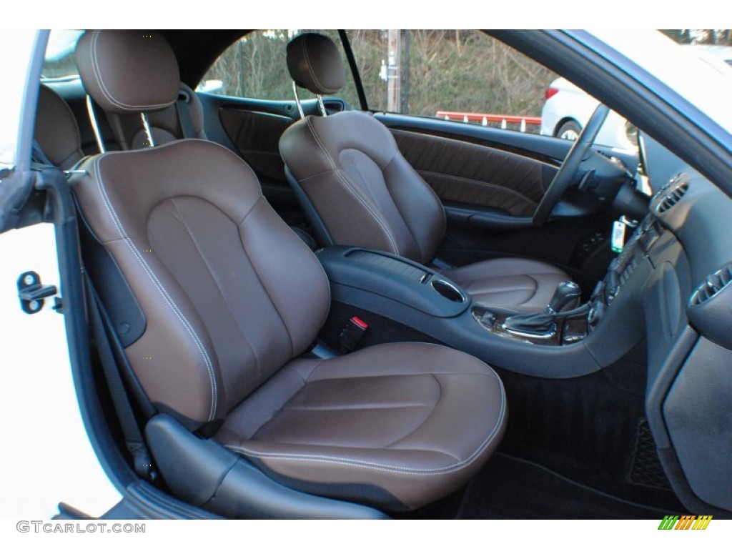 2009 Mercedes-Benz CLK 350 Cabriolet Front Seat Photo #75631200