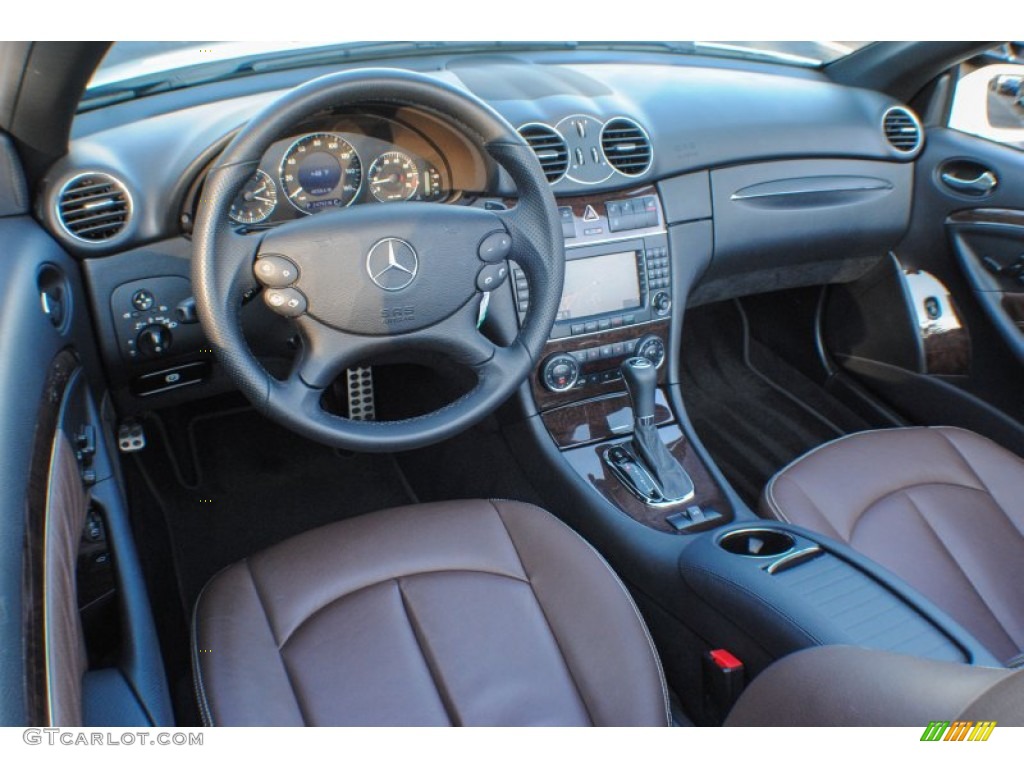 Tobacco Brown Interior 2009 Mercedes-Benz CLK 350 Cabriolet Photo #75631311