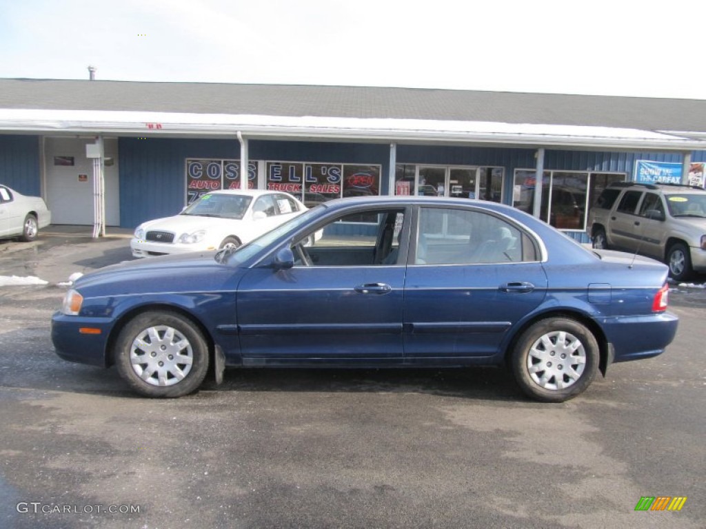 2003 Optima LX - Imperial Blue / Gray photo #2