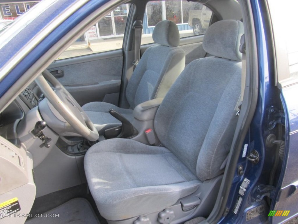 2003 Optima LX - Imperial Blue / Gray photo #8