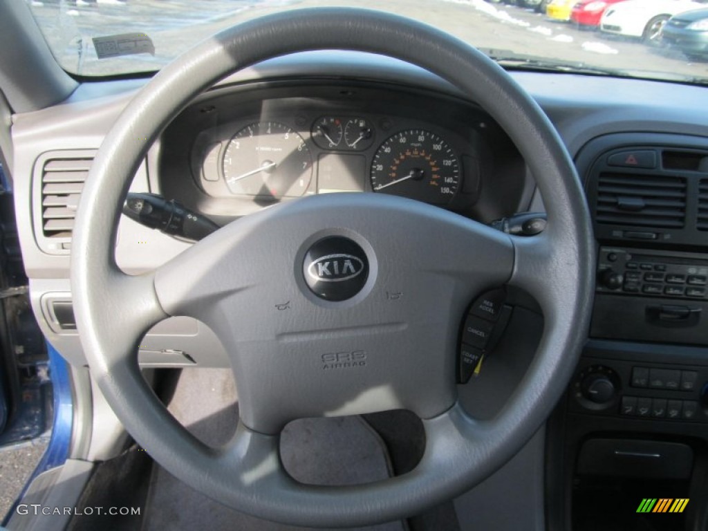 2003 Optima LX - Imperial Blue / Gray photo #10