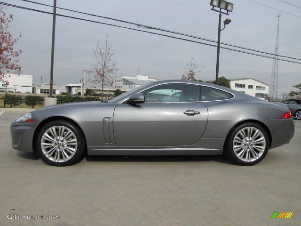 2010 XK XK Coupe - Lunar Grey Metallic / Warm Charcoal photo #7