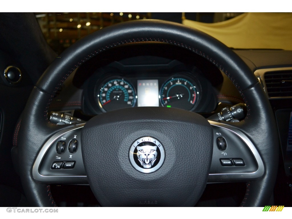 2012 XK XKR Coupe - Italian Racing Red Metallic / Warm Charcoal/Warm Charcoal photo #25