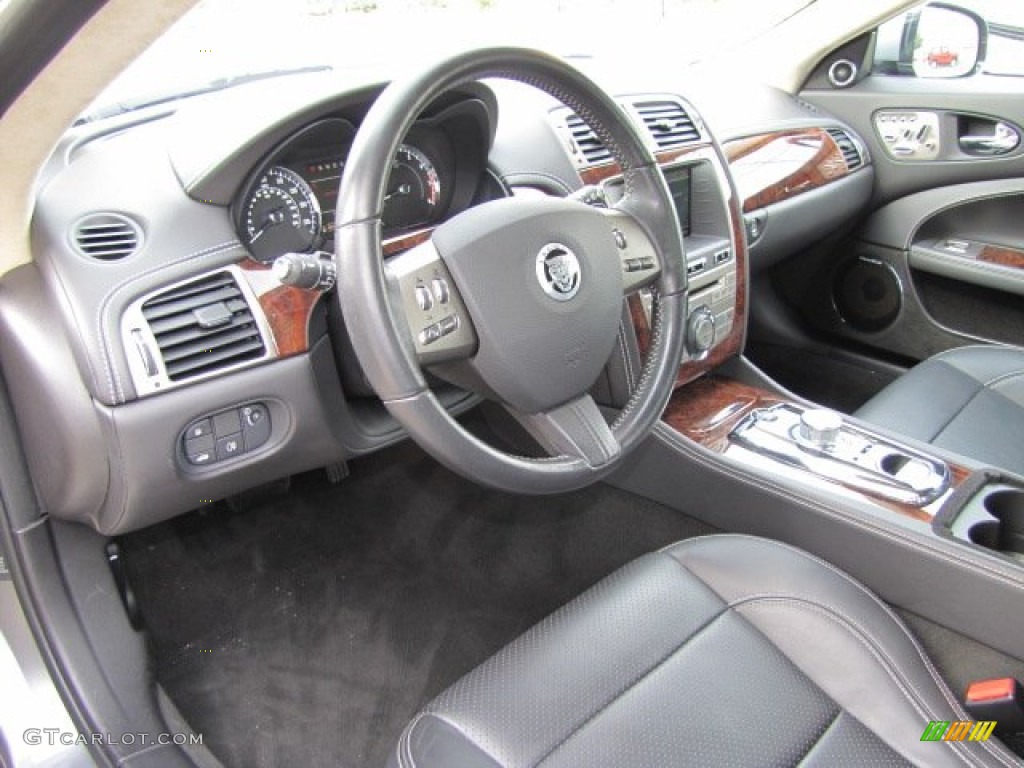 Warm Charcoal Interior 2010 Jaguar XK XK Coupe Photo #75632449