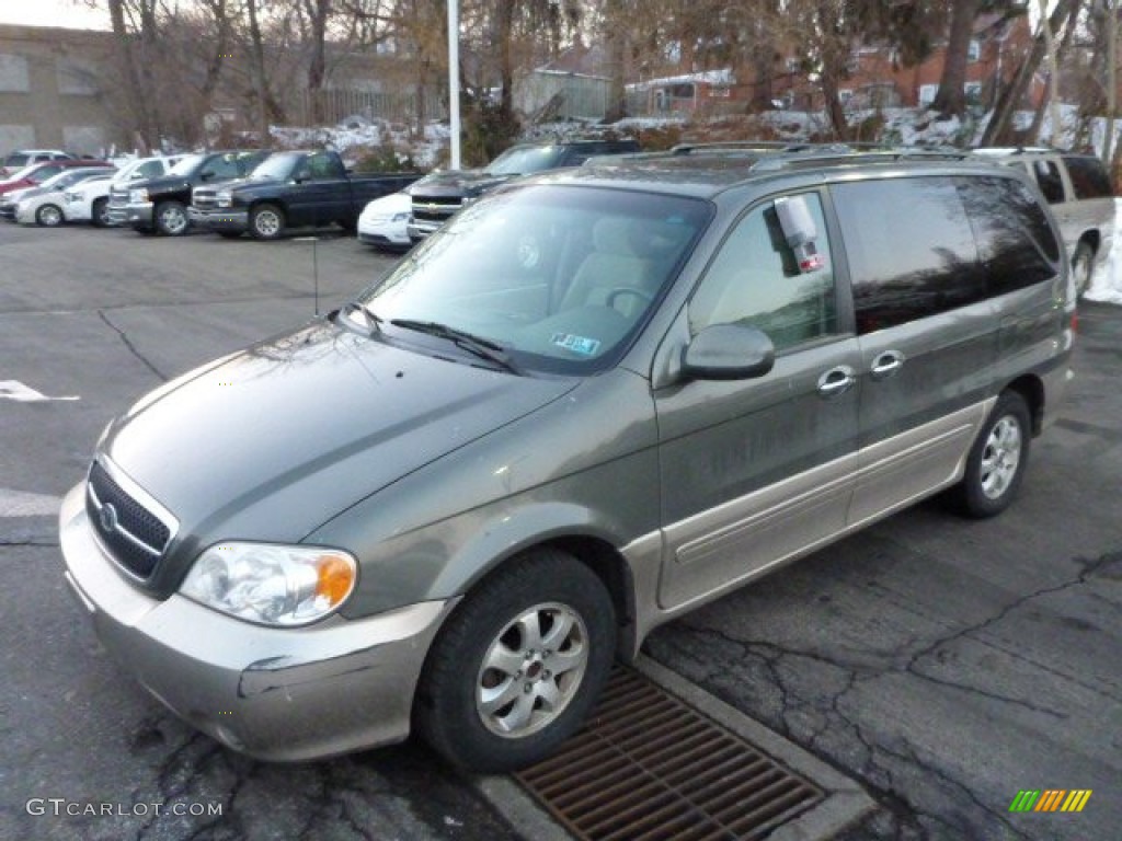 2004 Sedona EX - Sage Green / Gray photo #2