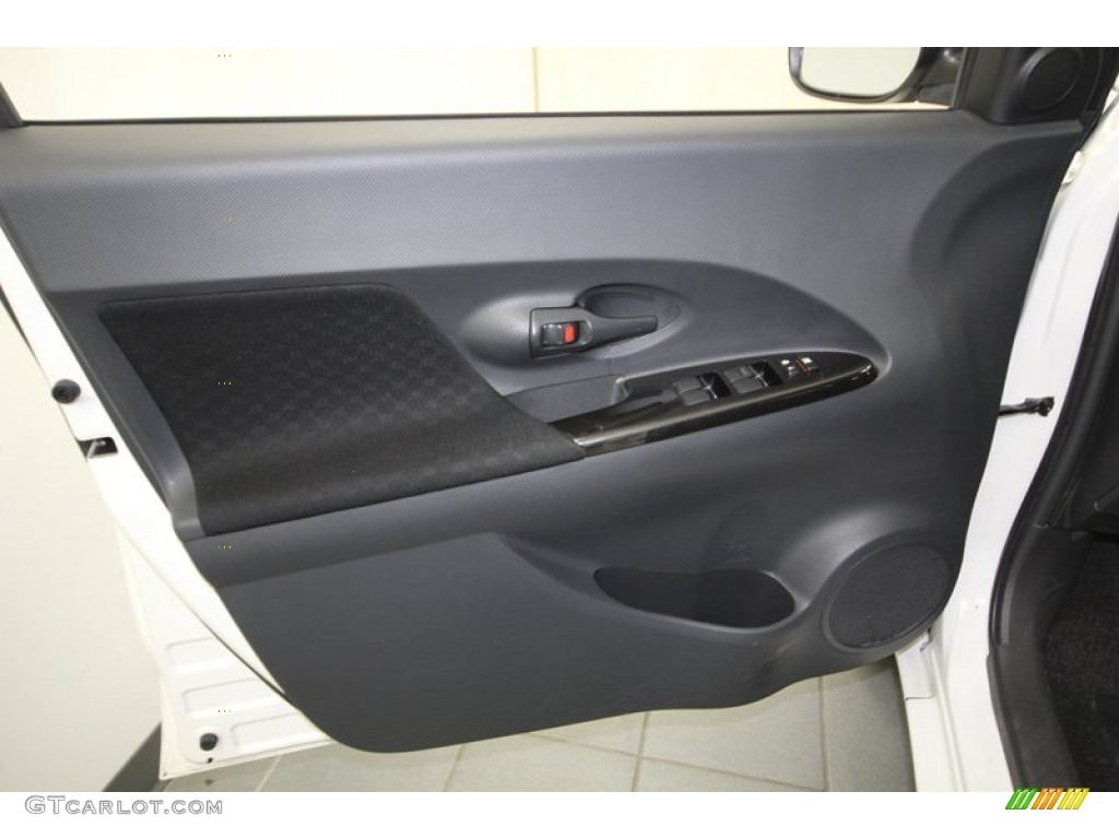 2008 Scion xD Standard xD Model Charcoal Gray Door Panel Photo #75633390