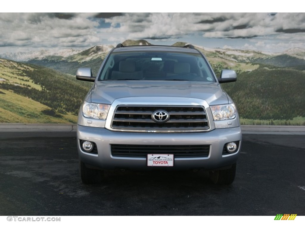 2013 Sequoia SR5 4WD - Silver Sky Metallic / Graphite photo #3