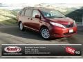 2013 Salsa Red Pearl Toyota Sienna LE AWD  photo #1