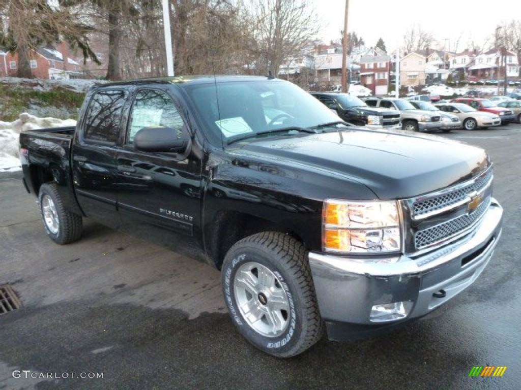 2013 Silverado 1500 LT Crew Cab 4x4 - Black / Ebony photo #6