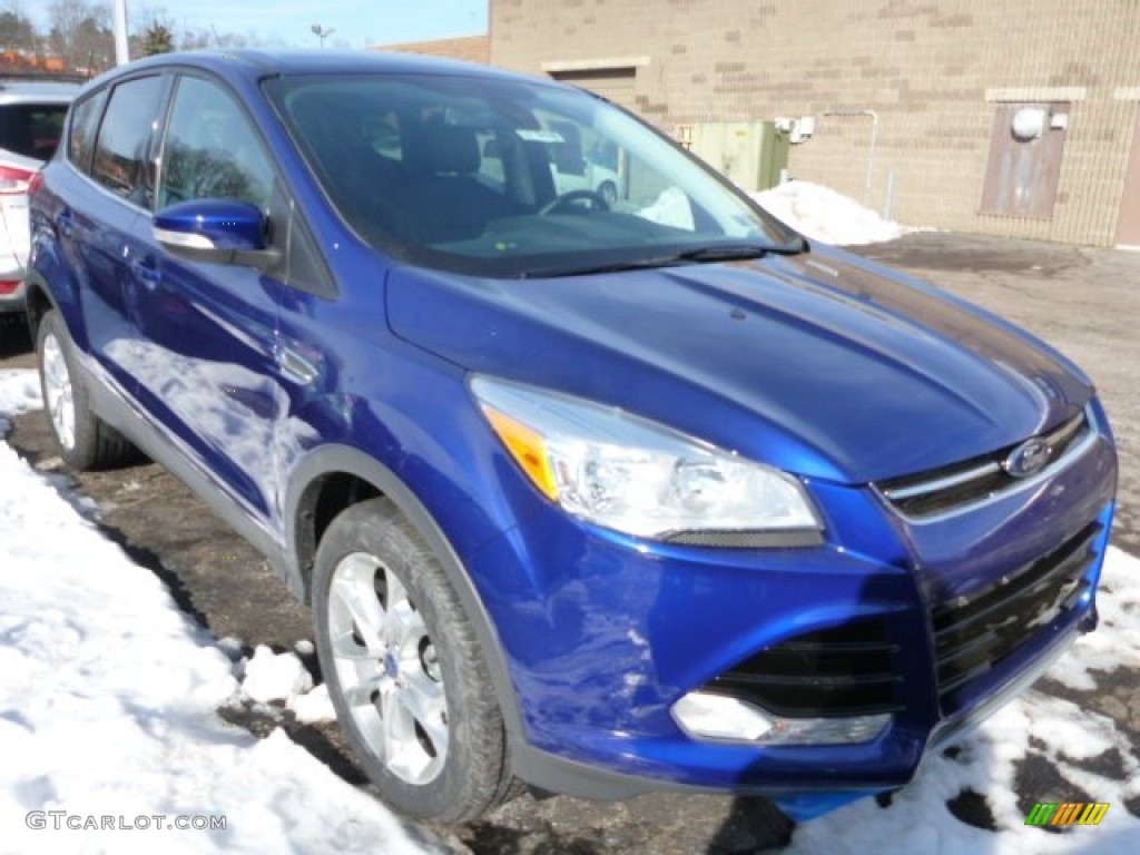 Deep Impact Blue Metallic 2013 Ford Escape SEL 2.0L EcoBoost 4WD Exterior Photo #75633903