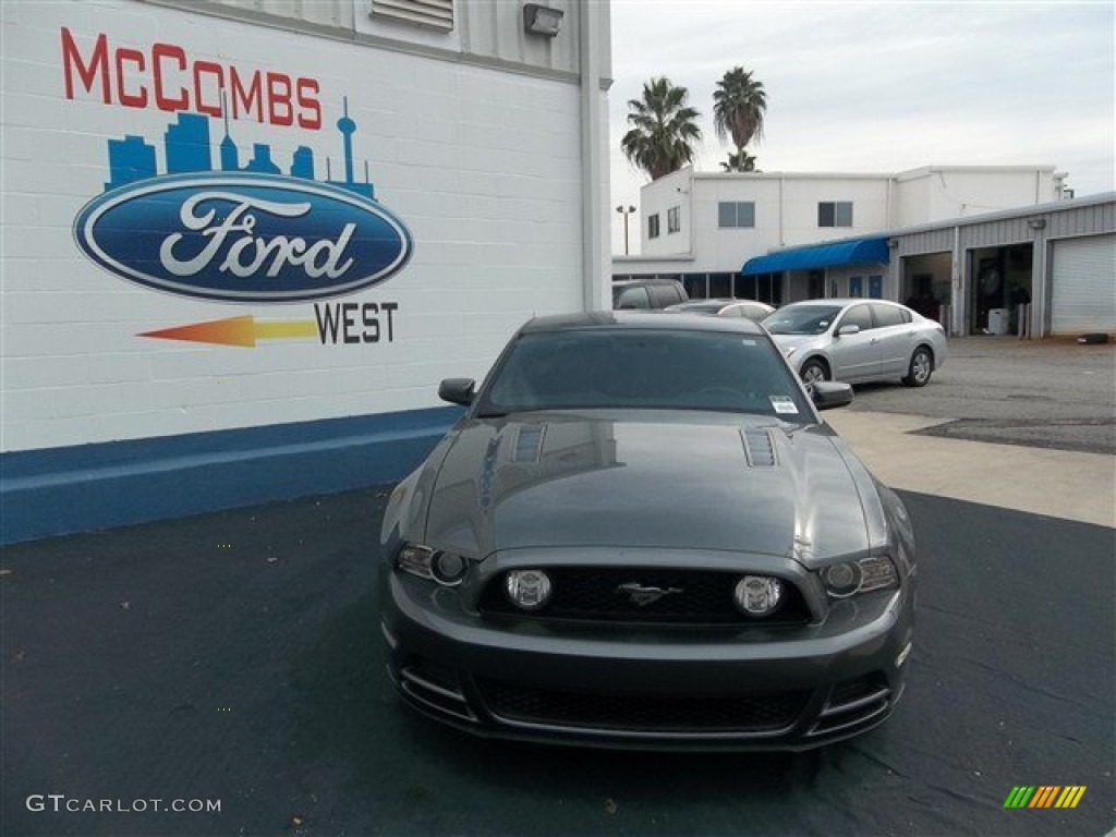 2013 Mustang GT Coupe - Sterling Gray Metallic / Charcoal Black photo #1