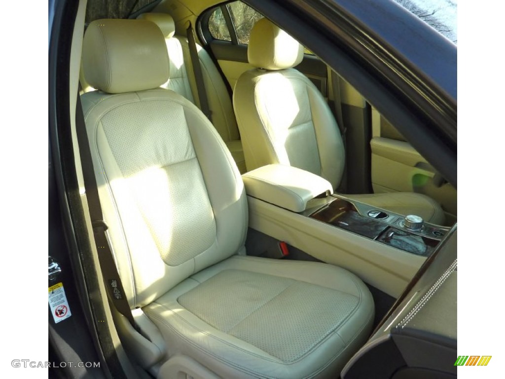 Ivory/Oyster Interior 2009 Jaguar XF Premium Luxury Photo #75634254