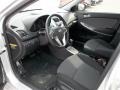2013 Hyundai Accent Black Interior Prime Interior Photo