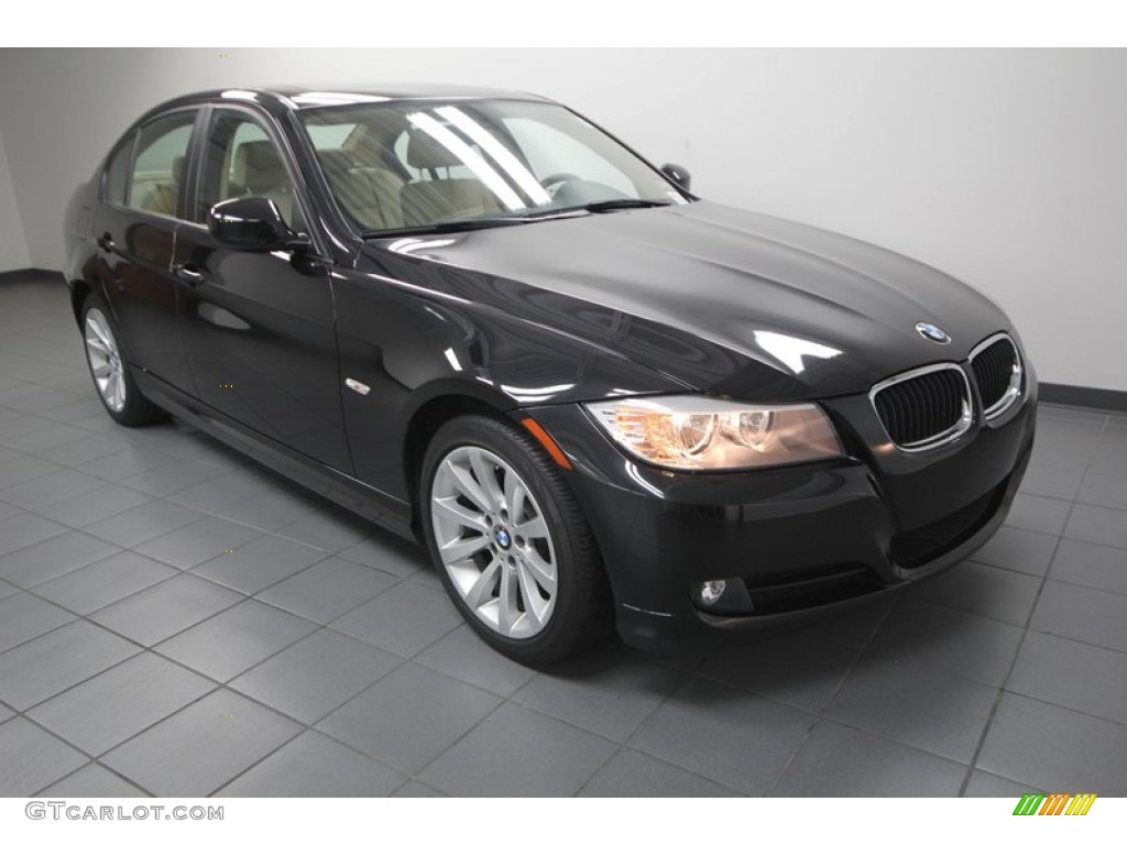 Black Sapphire Metallic 2011 BMW 3 Series 328i Sedan Exterior Photo #75635190