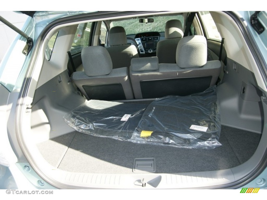 2013 Prius v Two Hybrid - Sea Glass Pearl / Dark Gray photo #8