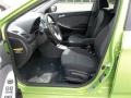 Black 2013 Hyundai Accent GS 5 Door Interior Color