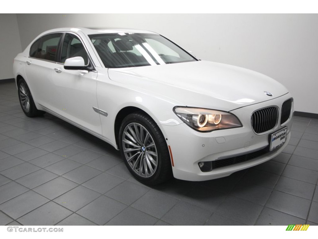 2012 7 Series 740Li Sedan - Alpine White / Black photo #1