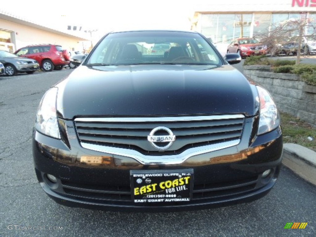 2007 Altima 3.5 SE - Super Black / Charcoal photo #2