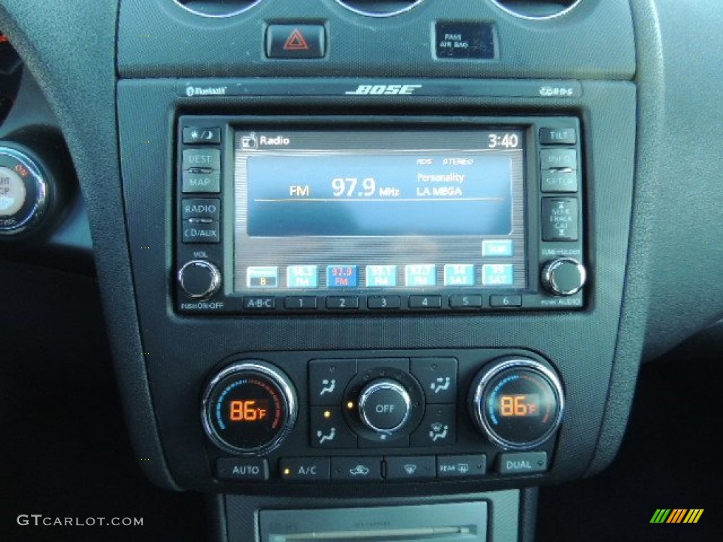 2007 Altima 3.5 SE - Super Black / Charcoal photo #15