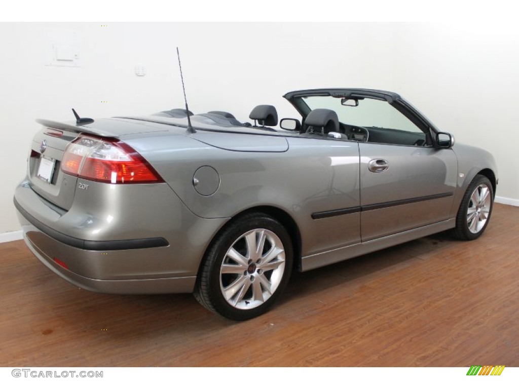 2007 9-3 2.0T Convertible - Smoke Beige Metallic / Black/Gray photo #5