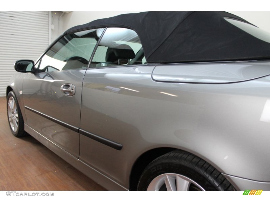 2007 9-3 2.0T Convertible - Smoke Beige Metallic / Black/Gray photo #15
