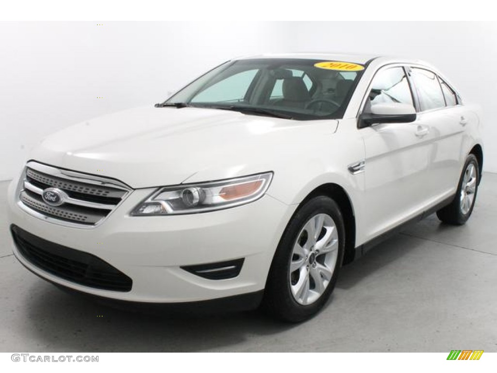 White Platinum Metallic Tri-Coat 2010 Ford Taurus SEL Exterior Photo #75637705