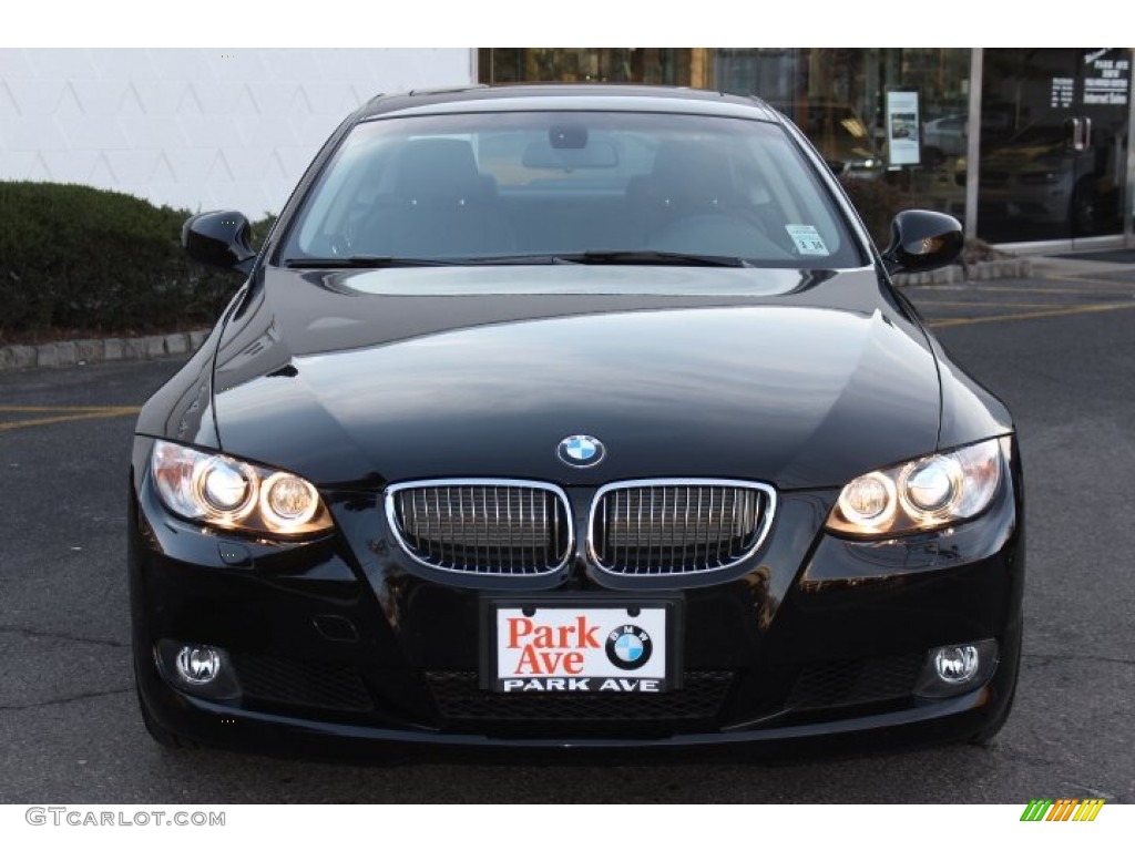 2010 3 Series 328i Coupe - Jet Black / Black photo #2