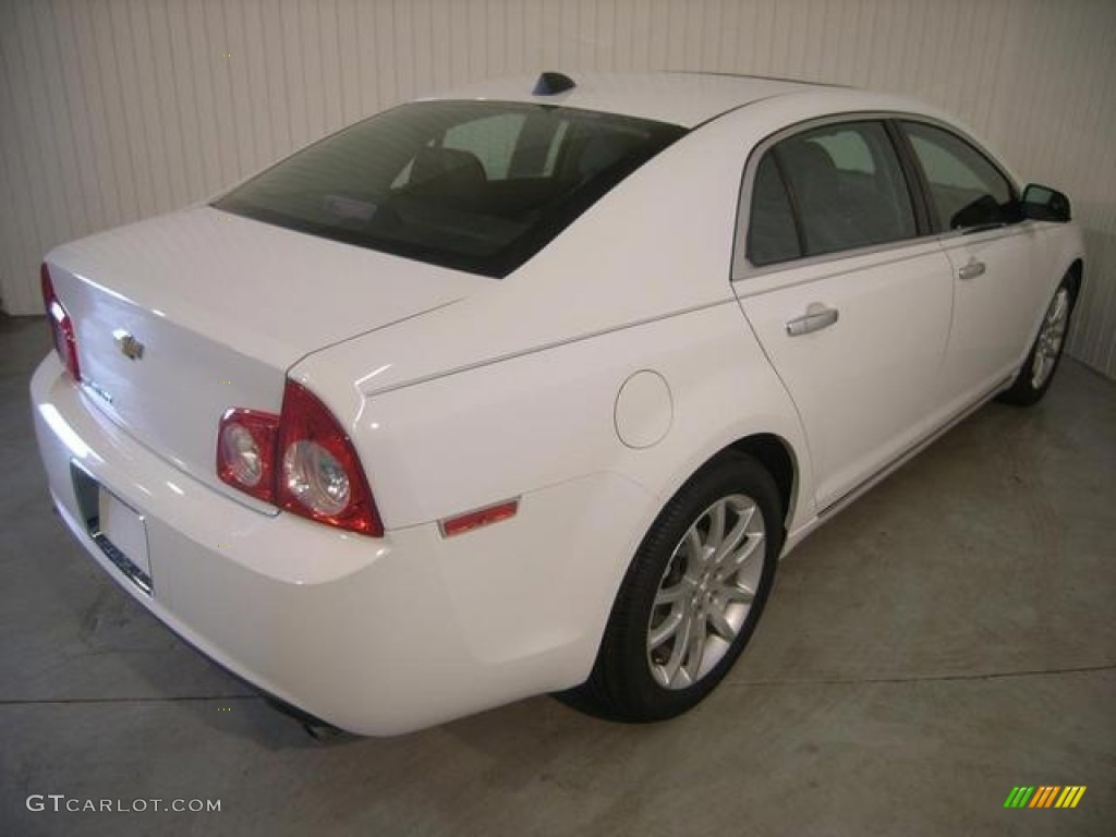 2012 Malibu LTZ - Summit White / Ebony photo #5