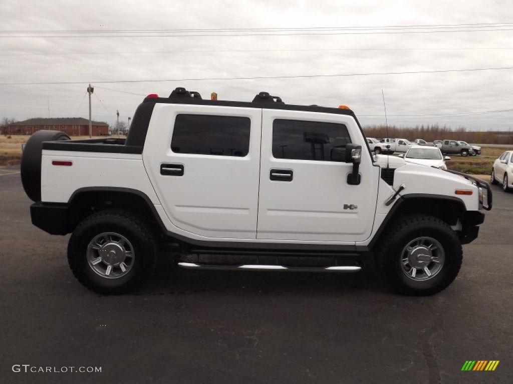 Birch White 2007 Hummer H2 SUT Exterior Photo #75639231